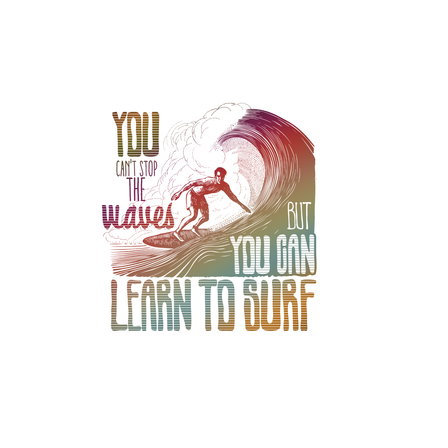 Learn to Surf Tshirt