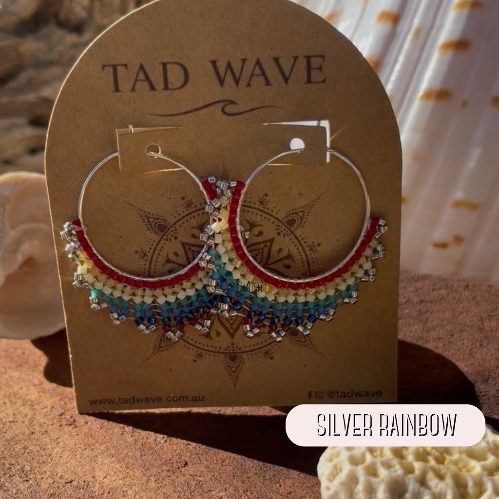 Sunshine Ocean Beaded Earrings