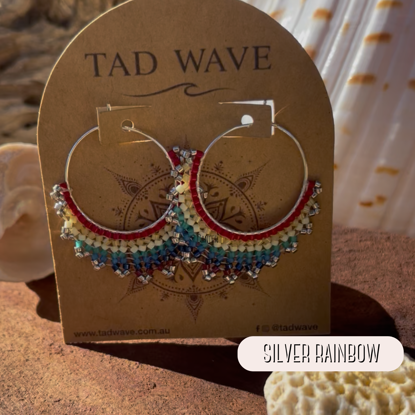 Sunshine Ocean Beaded Earrings