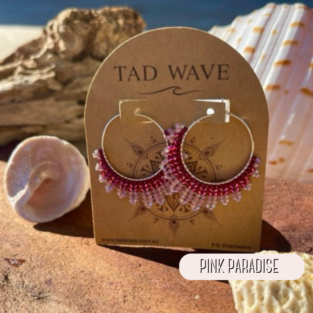 Sunshine Ocean Beaded Earrings