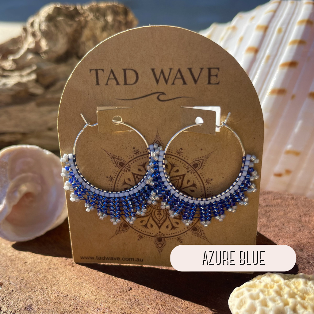 Sunshine Ocean Beaded Earrings