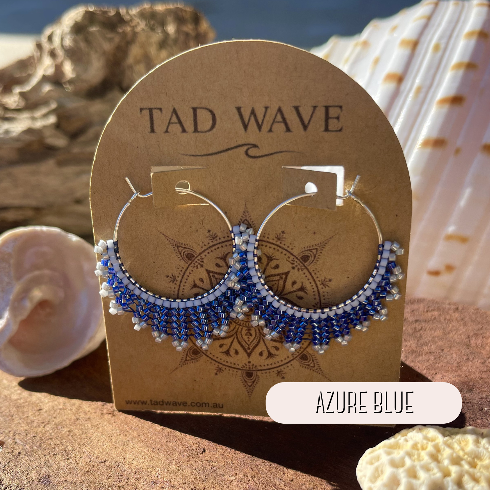 Sunshine Ocean Beaded Earrings