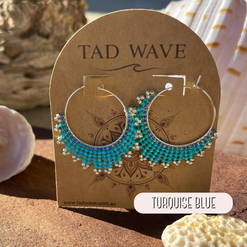 Sunshine Ocean Beaded Earrings