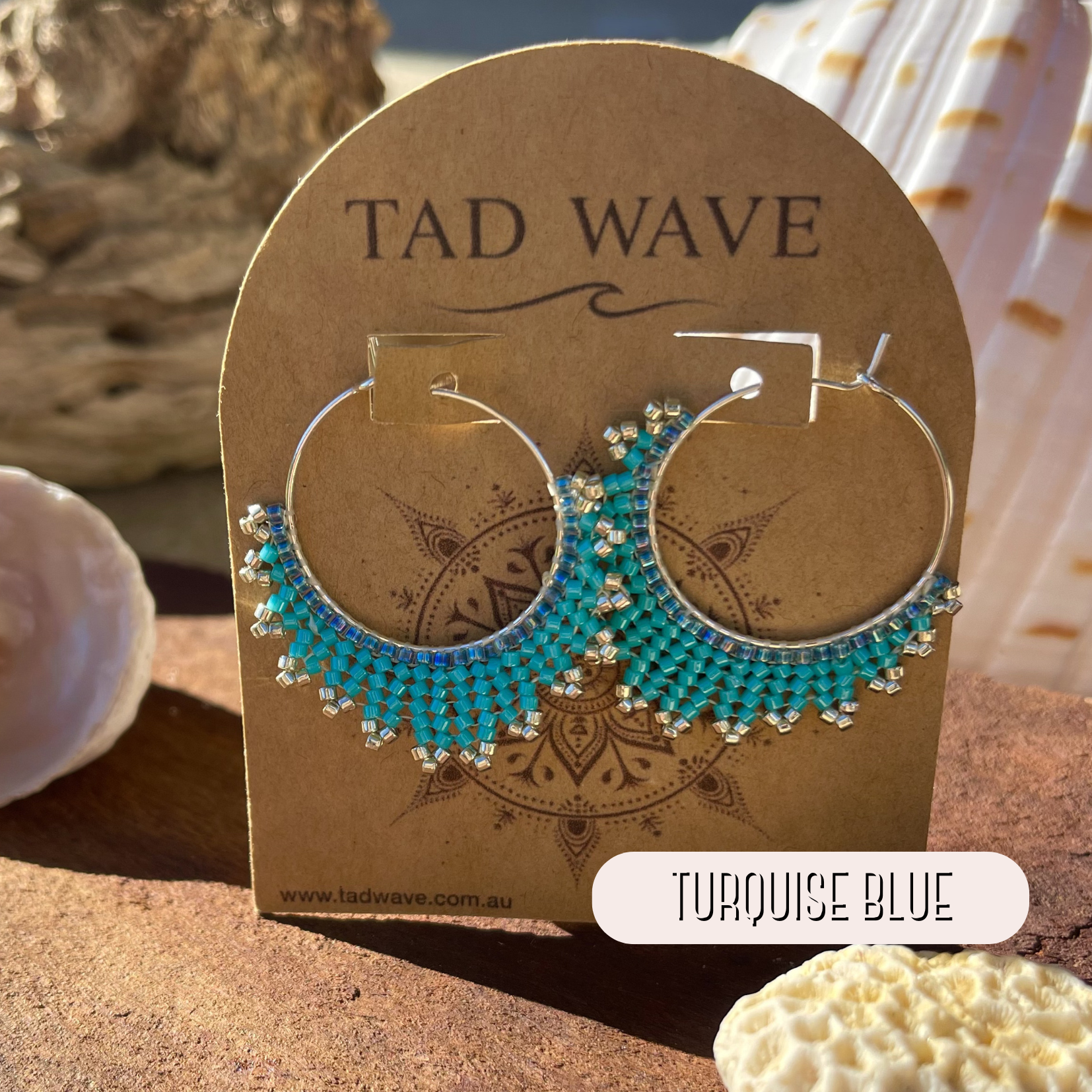 Sunshine Ocean Beaded Earrings