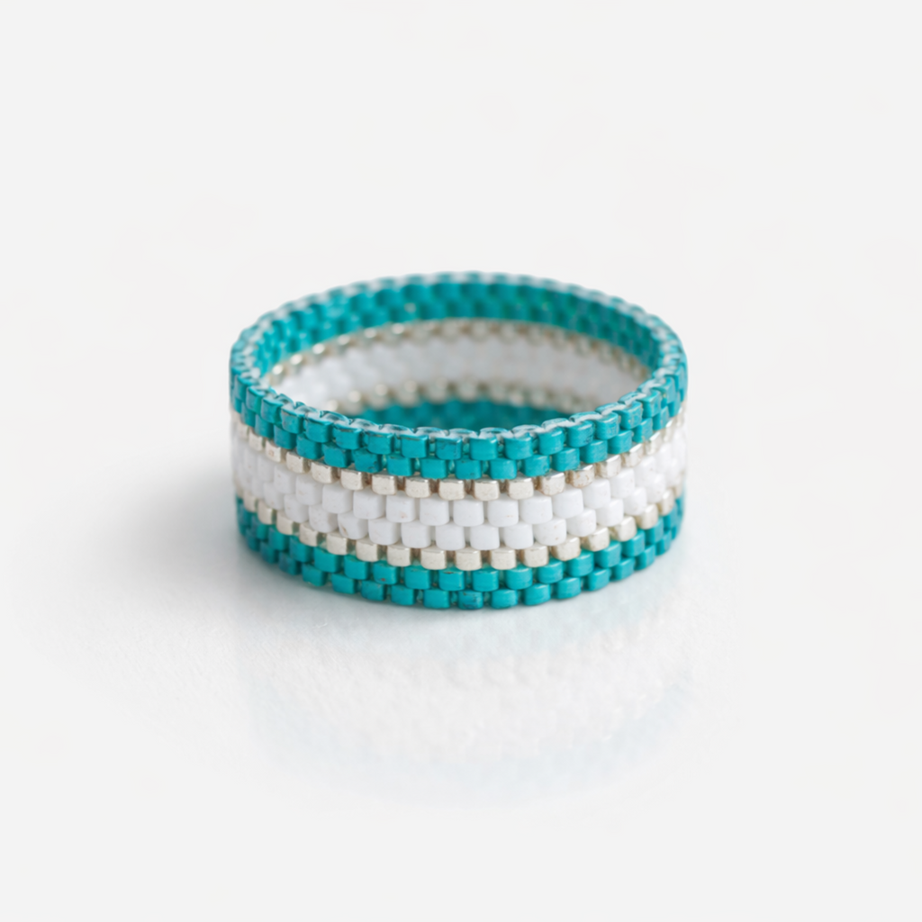 Peyton Ocean Turquoise Line Ring
