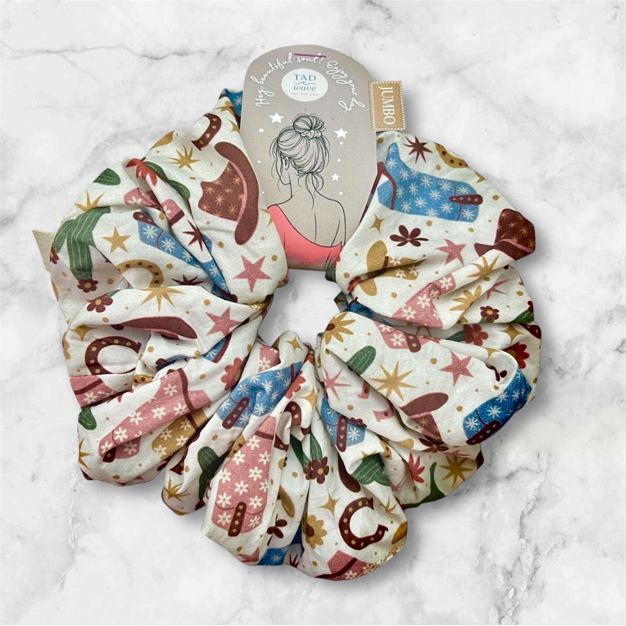 Western Cowboy Scrunchie