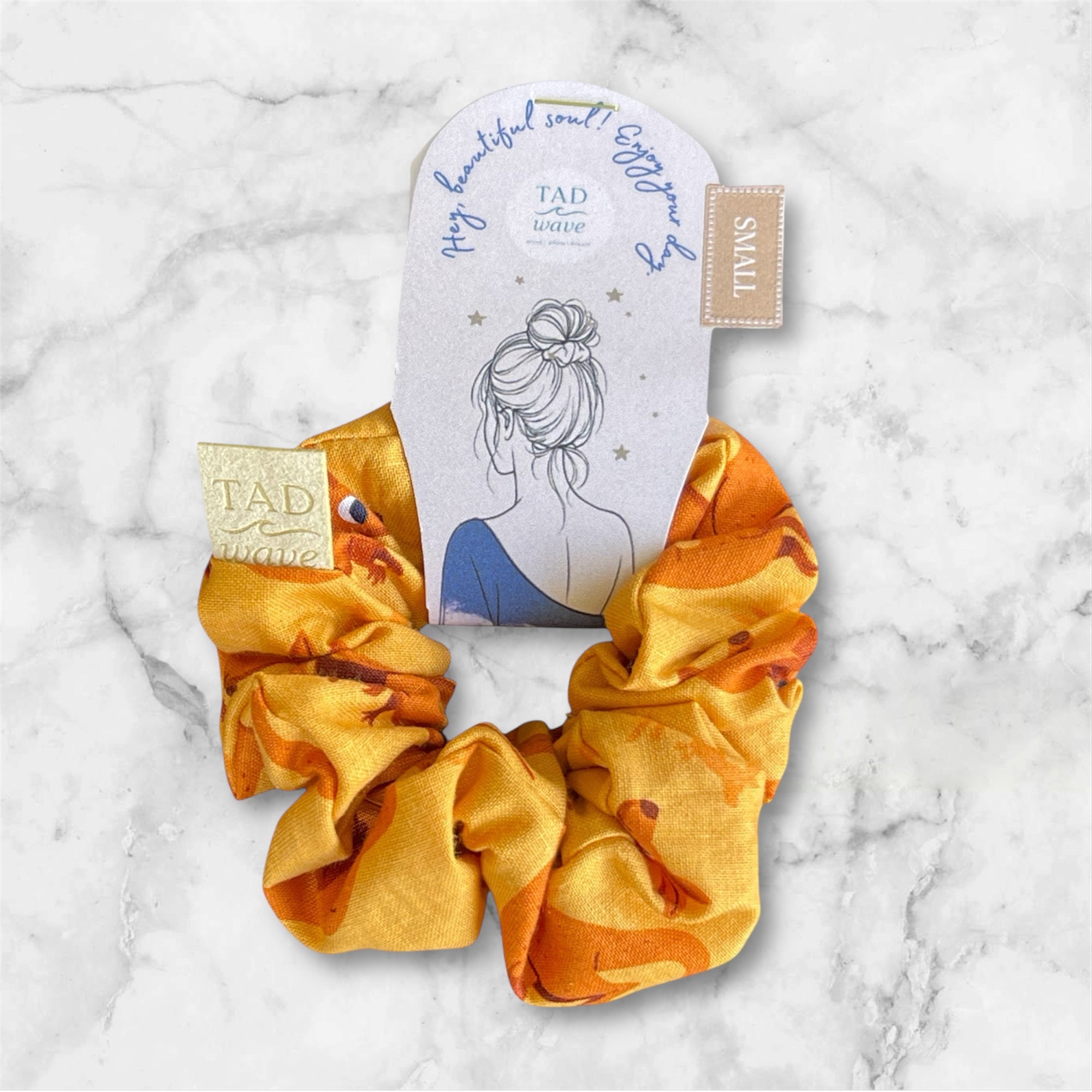 Kangaroo handmade scrunchie