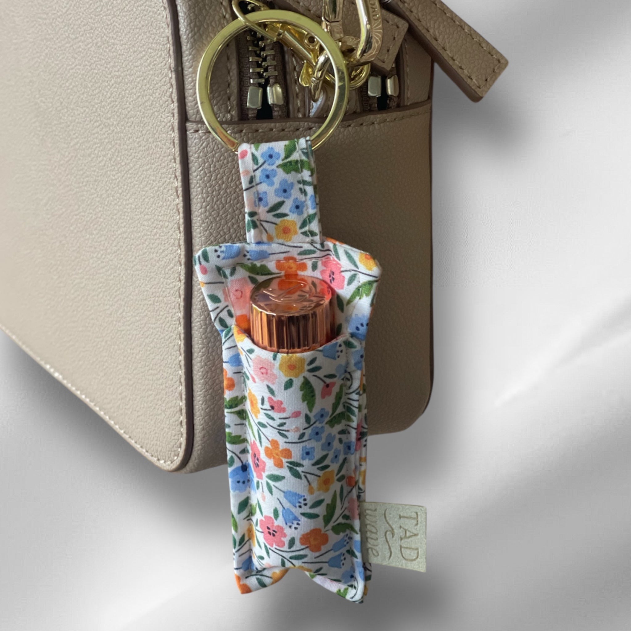 Wildflower Meadow Lipbalm Pouch Keychain