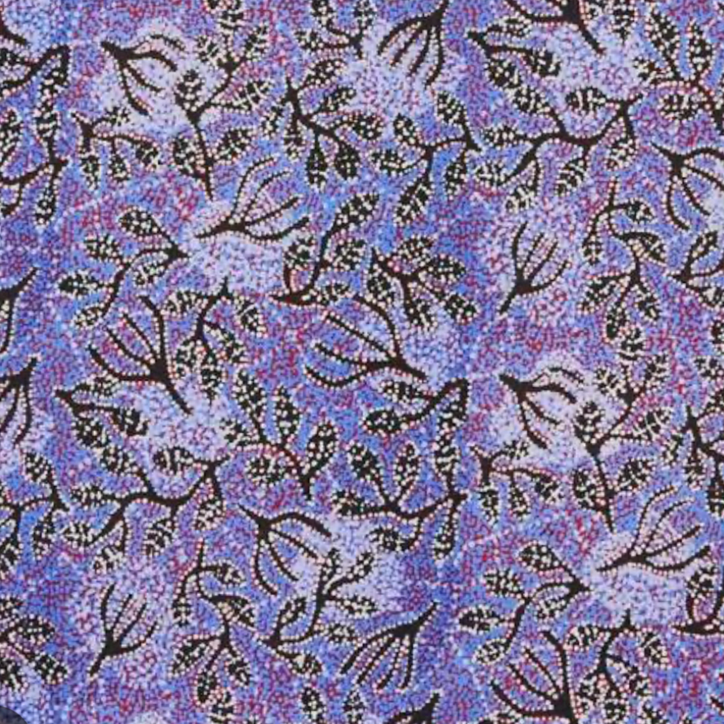 Artistic Aboriginal purple scrunchie