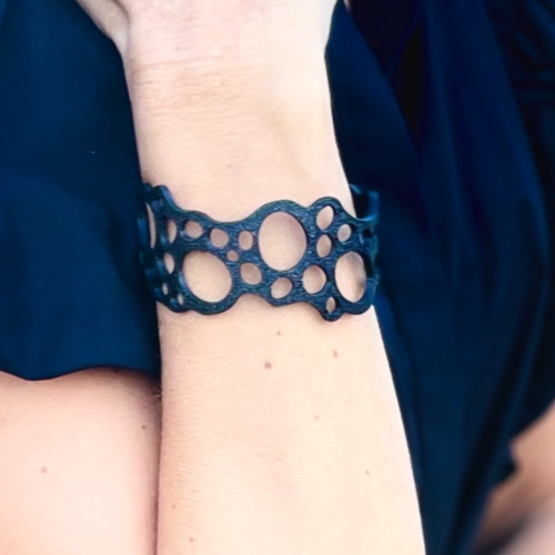 Black Bubble Bracelet
