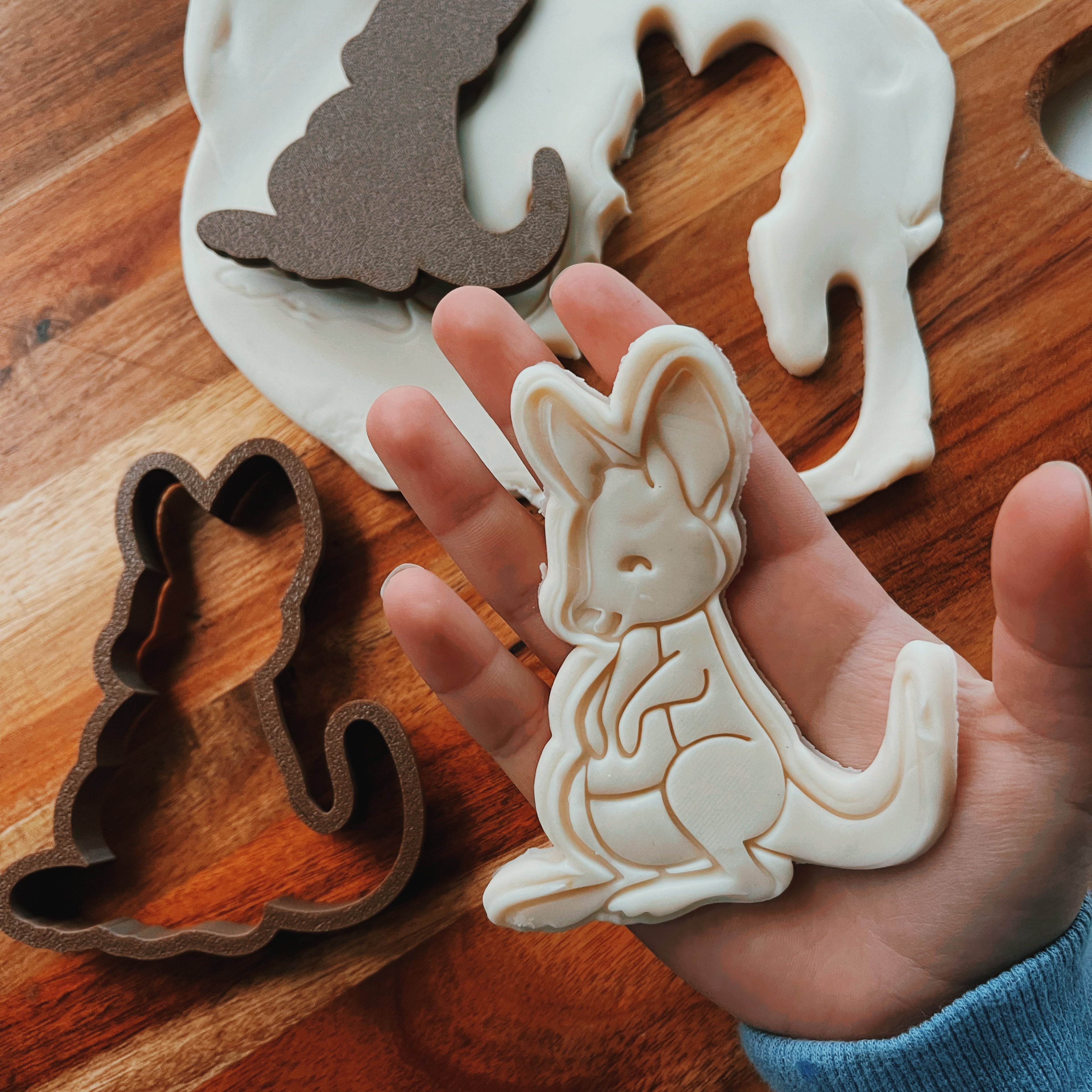 Kangaroo Cookie or Play-Dough cutter
