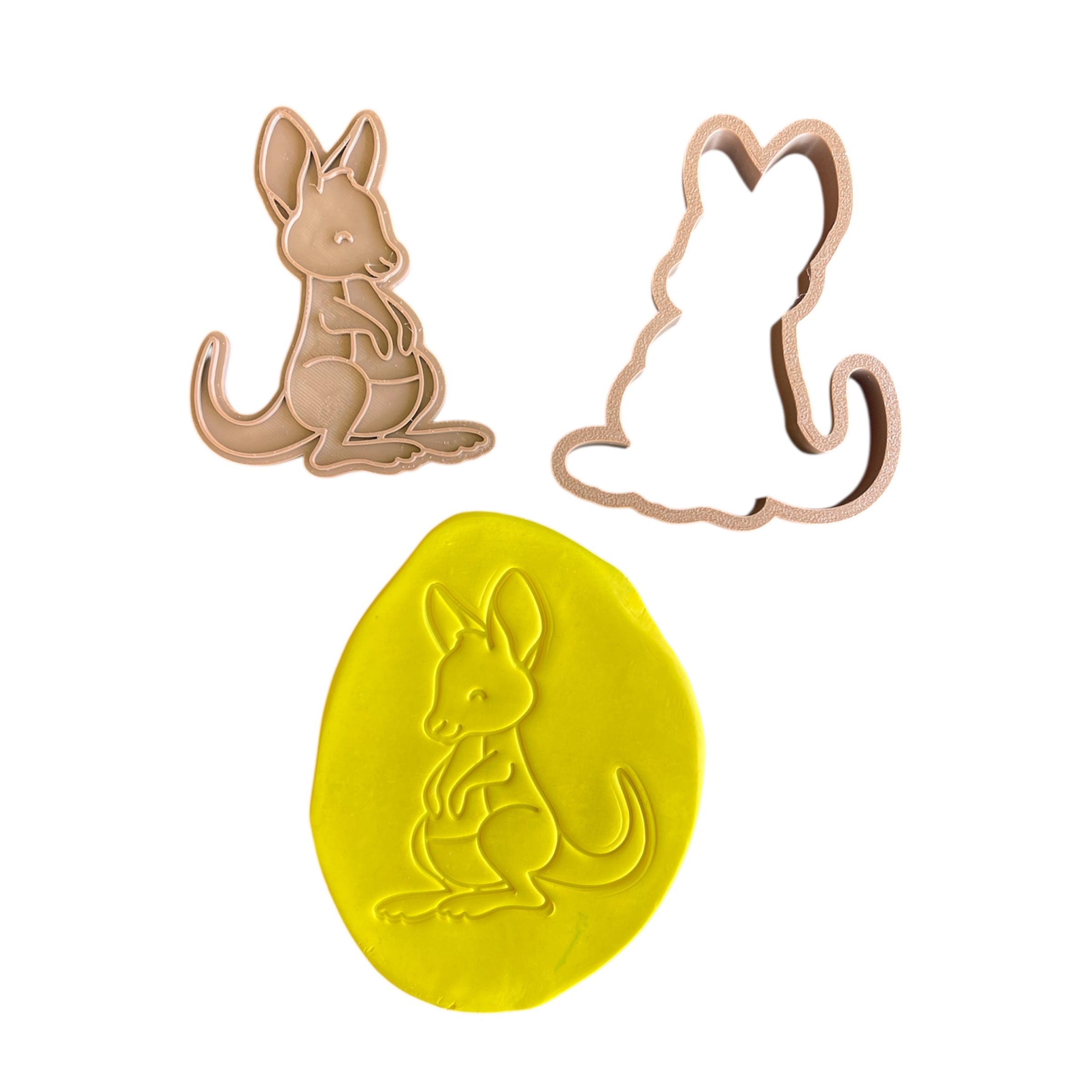 Kangaroo Cookie or Play-Dough cutter