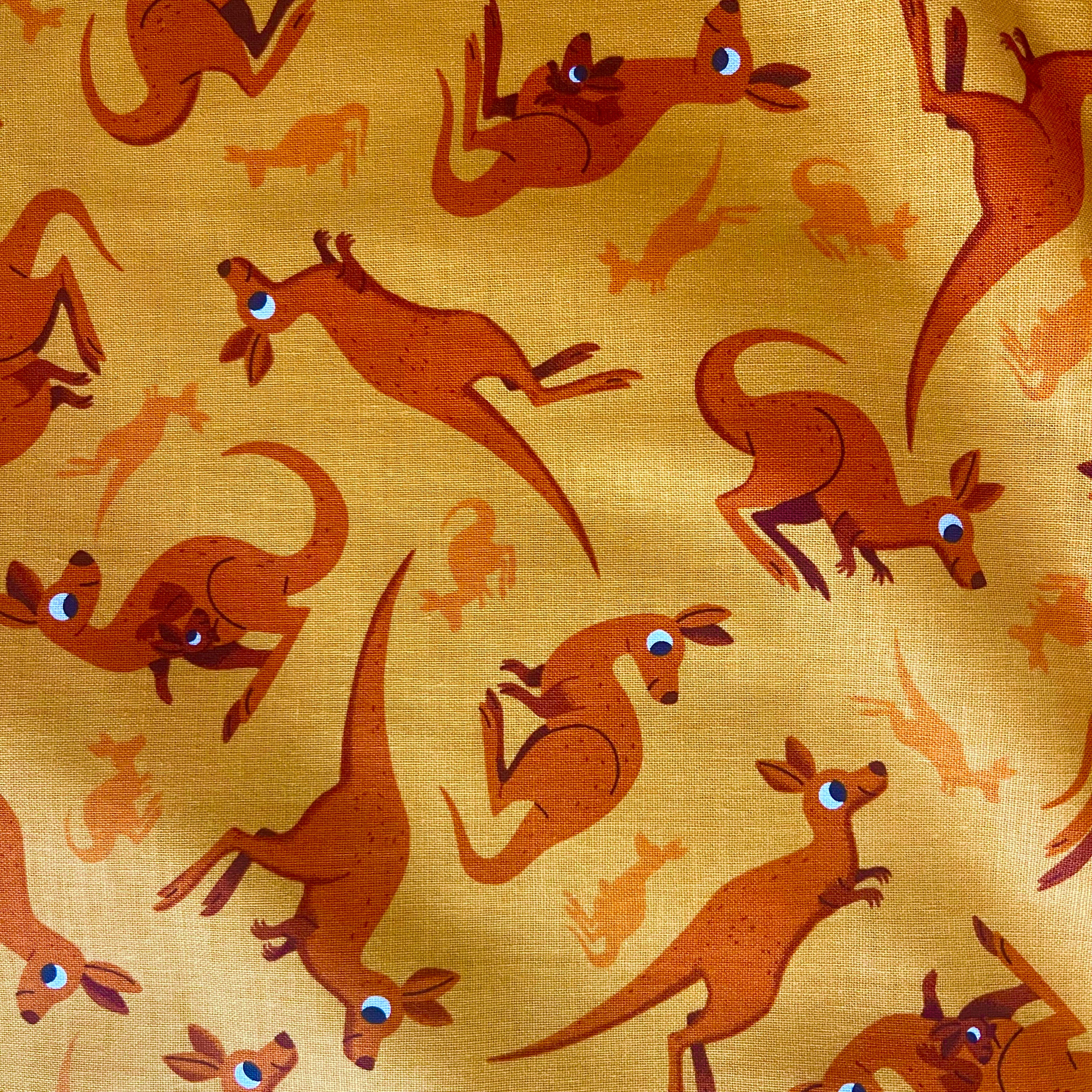 Kangaroo handmade scrunchie